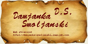 Damjanka Smoljanski vizit kartica